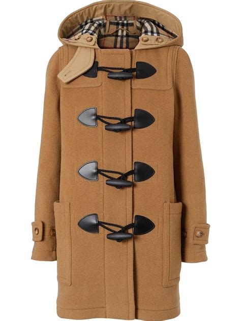 burberry dufflecoat damen|duffle coat burberry femme.